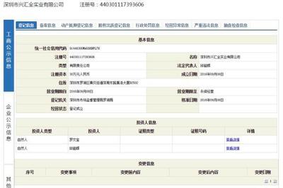 "蓝瘦香菇"被抢注:深圳实业成立 注册资本50万